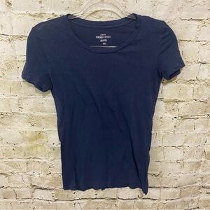 J Crew Blue Vintage Cotton Thin Short Sleeve T Shirt